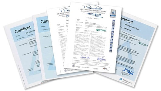 Certifications QFORT