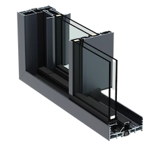 Coupe coulissant aluminium